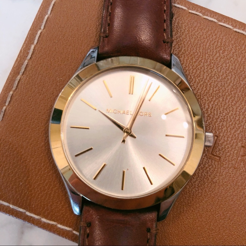 Michael Kors leather watch